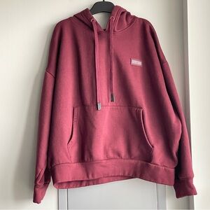 ESSENTIALS Burgundy Hoodie